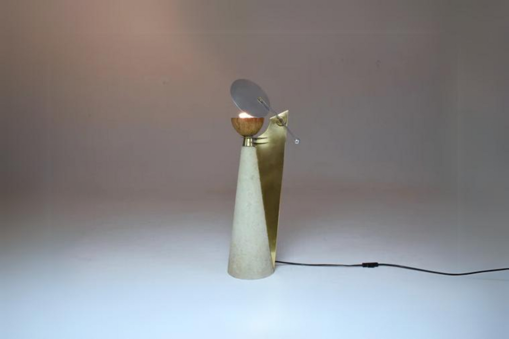 Shop Coconut Lamp by Pucci de Rossi, France, 1980's - Spirit Gallery Vintage Furniture