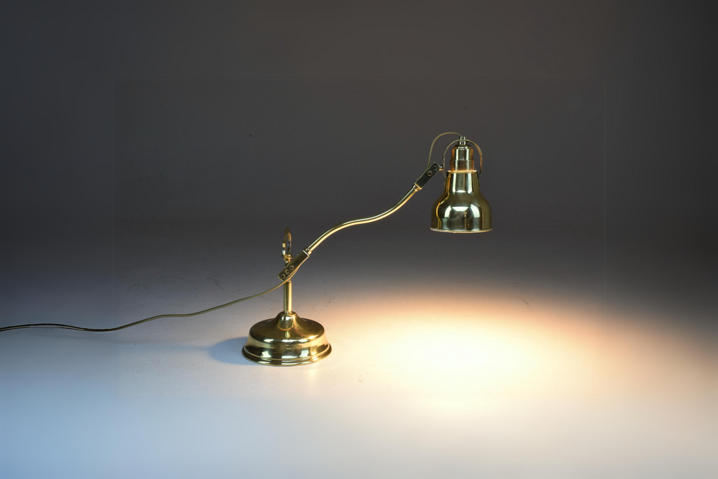 Early 20th Century French Brass Lamp