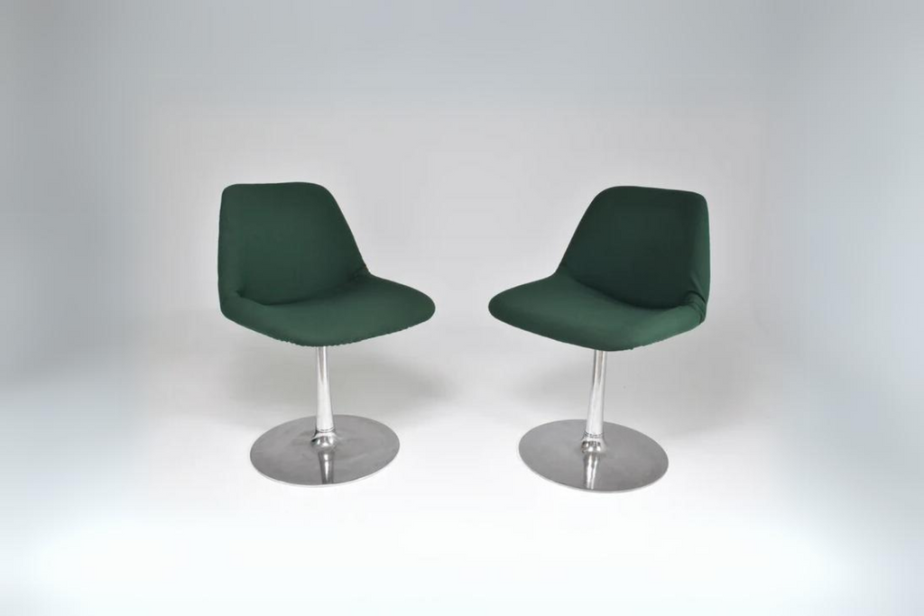 1960's Pair of Robin Day Rotating Chairs