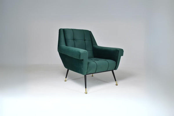1950's Italian Restored Mid-Century Armchair