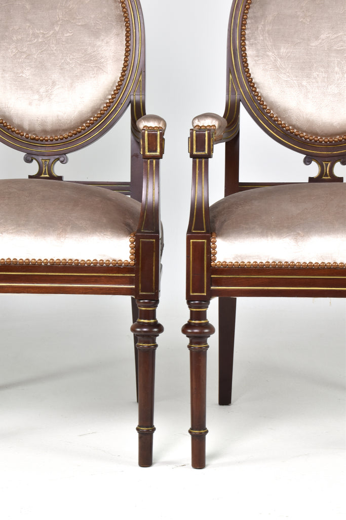 Pair of French 1960s Louis XVI Armchairs