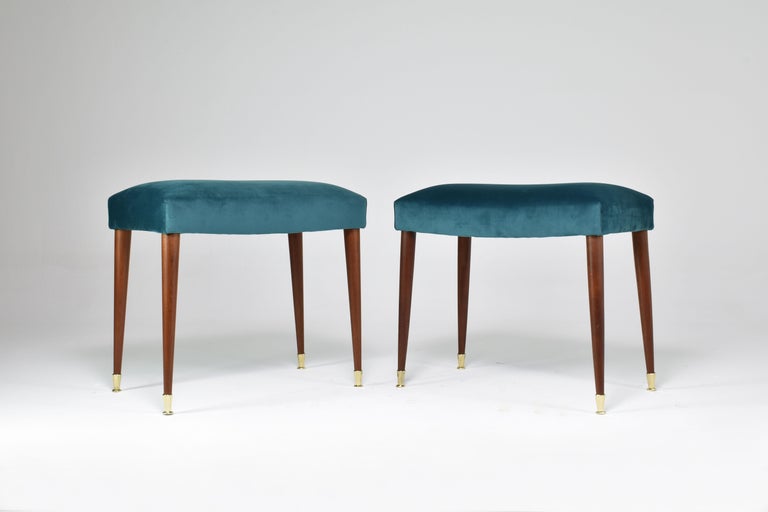 1960s mid-century modern Italian stools