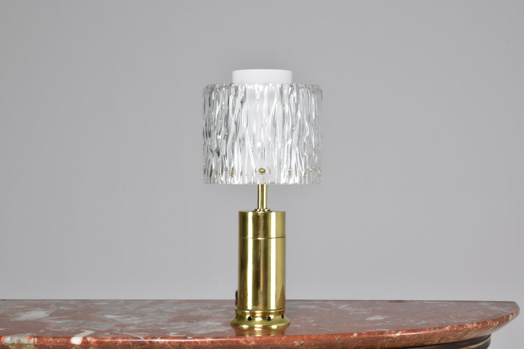1970s Italian Brass Table Lamp