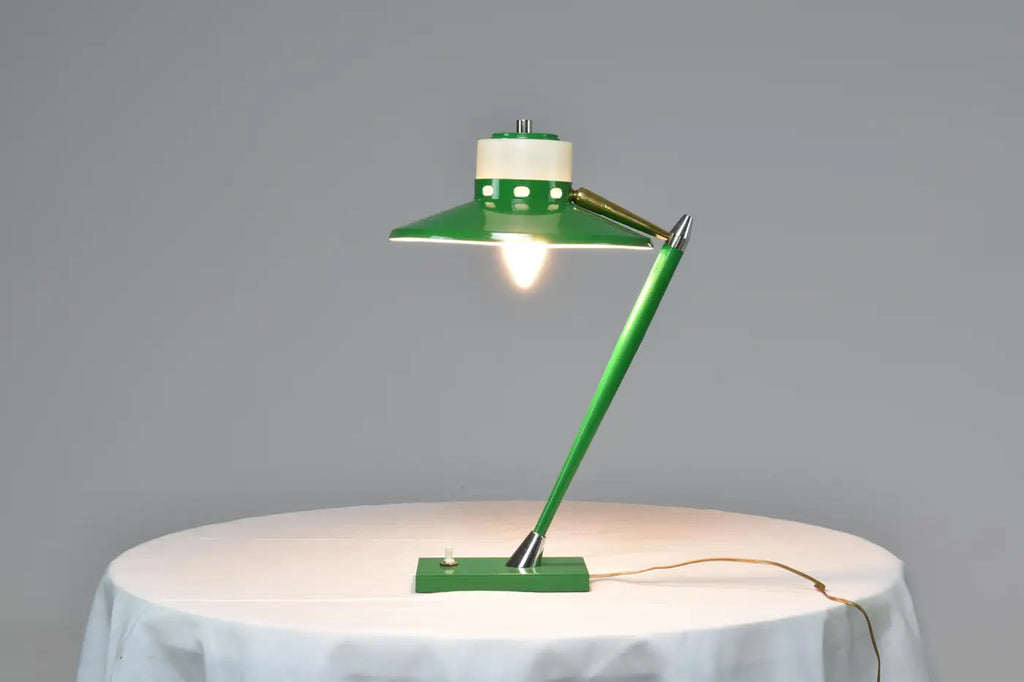Stilux Italian Metal Table Lamp, 1950s
