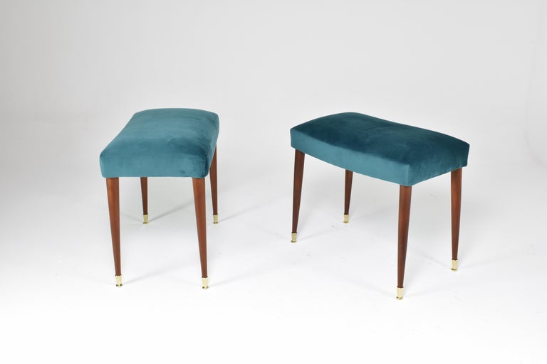 1960s mid-century modern Italian stools