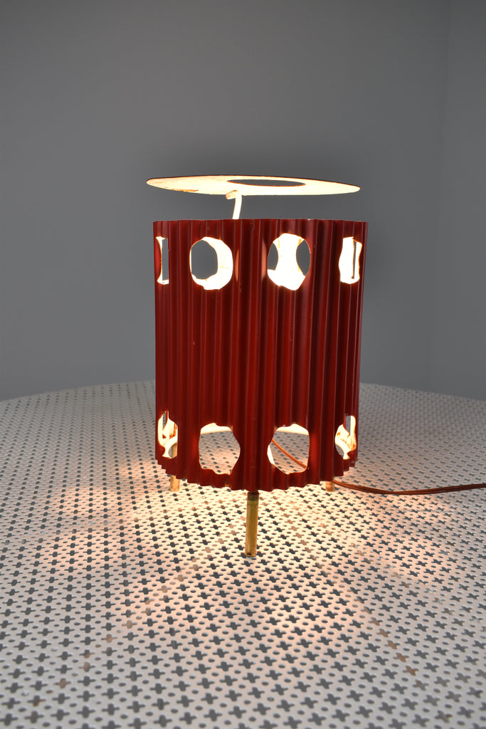 French 'Java' Table Lamps by Mathieu Matégot, 1953s