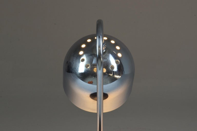 Italian Vintage Chrome Lamp, 1960's