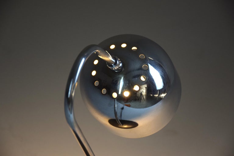 Italian Vintage Chrome Lamp, 1960's