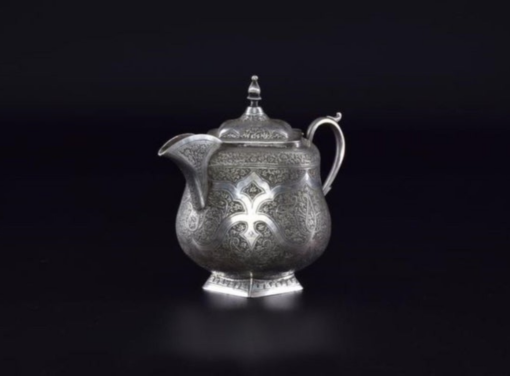 1950s Small Sterling Silver Traditional Teapot