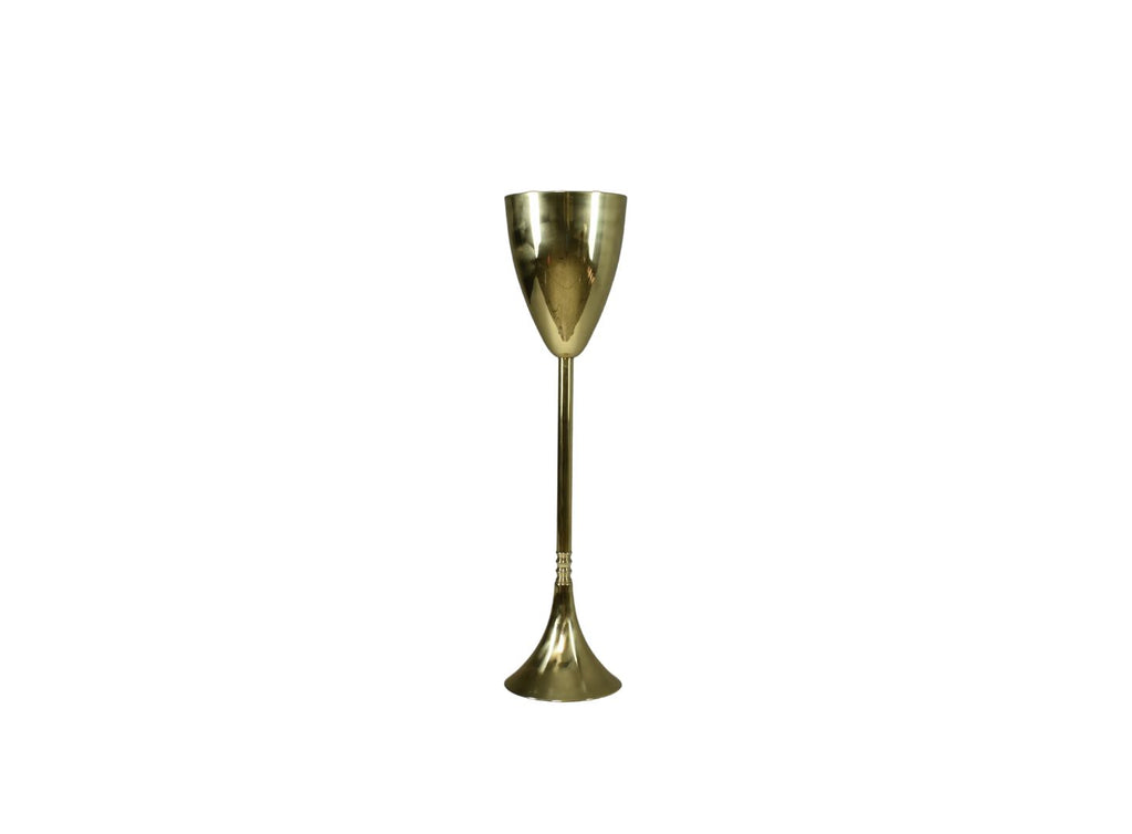 Contemporary Brass Champagne Bucket Stand by Jonathan Amar
