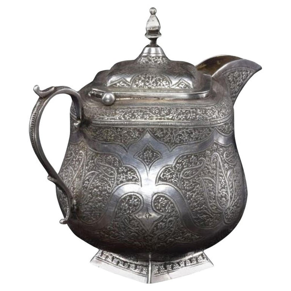 1950s Small Sterling Silver Traditional Teapot