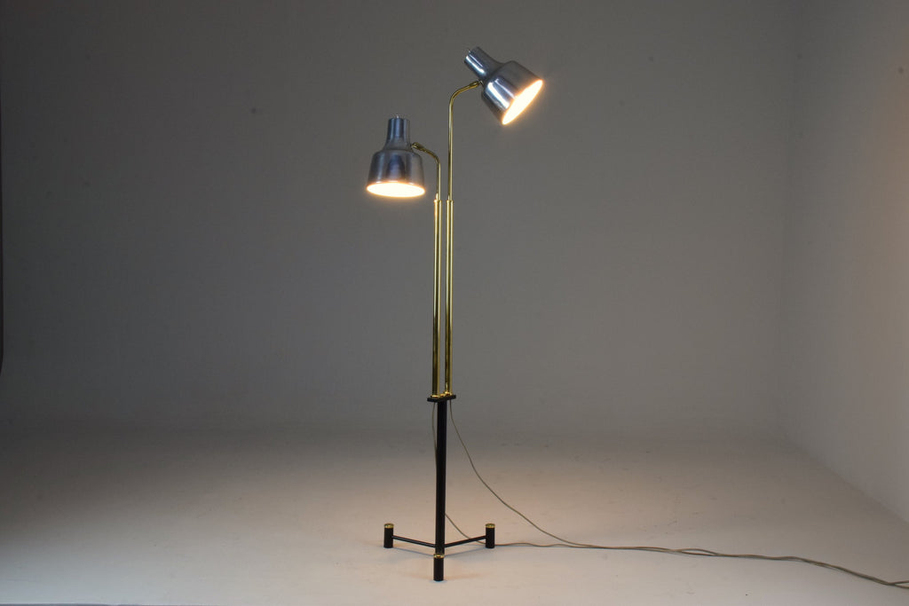 20th Century Danish Double Floor Lamp by Fog & Morup, 1960's - Spirit Gallery 