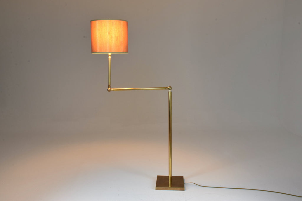 20th Century French Brass Floor Lamp, 1960's - Spirit Gallery 