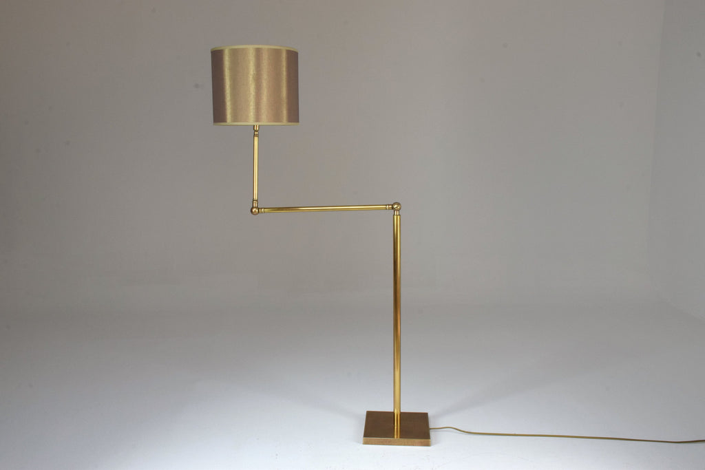 20th Century French Brass Floor Lamp, 1960's - Spirit Gallery 