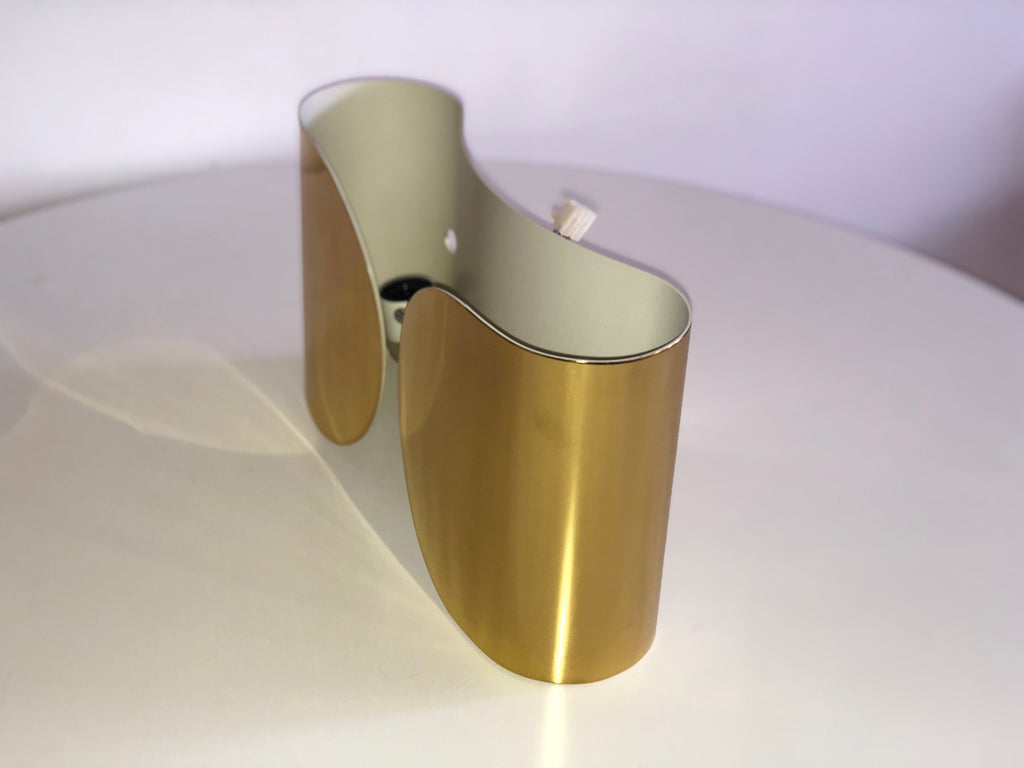 20th Century Italian Foglio Brass Sconces for Flos - Spirit Gallery 