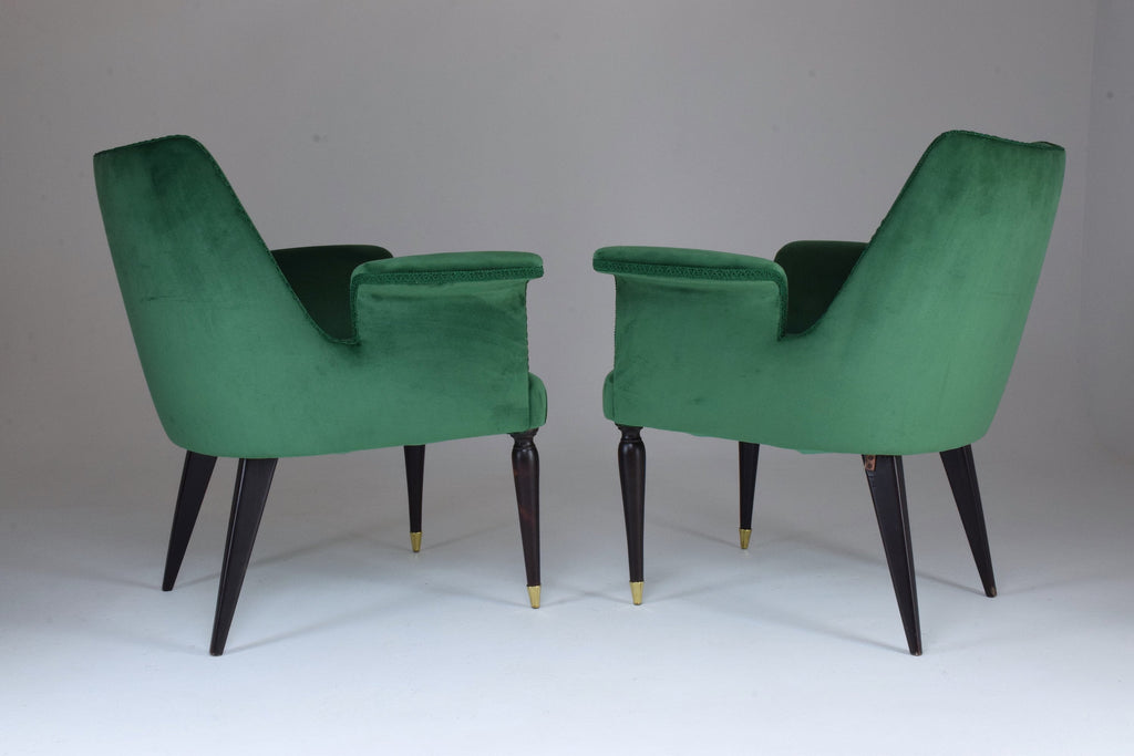 20th Century Pair of Italian Armchairs by Paolo Buffa, 1940s - Spirit Gallery 