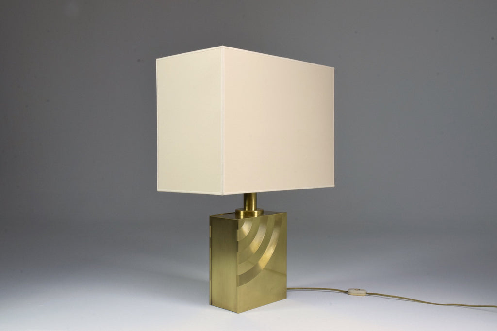 20th Century Vintage Italian Brass Table Lamp, 1970's - Spirit Gallery 