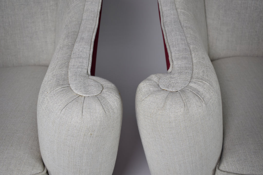 1950's Pairs of Restored Italian Armchairs Attributed to Gio Ponti - Spirit Gallery 