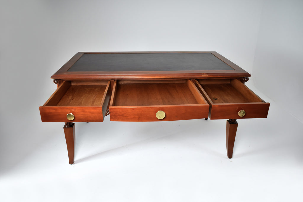1940's Art Deco French Oak and Leather Desk - Spirit Gallery 
