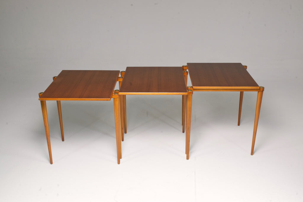 1960's Set of Three Italian Mid-Century Modern Side Tables - Spirit Gallery 