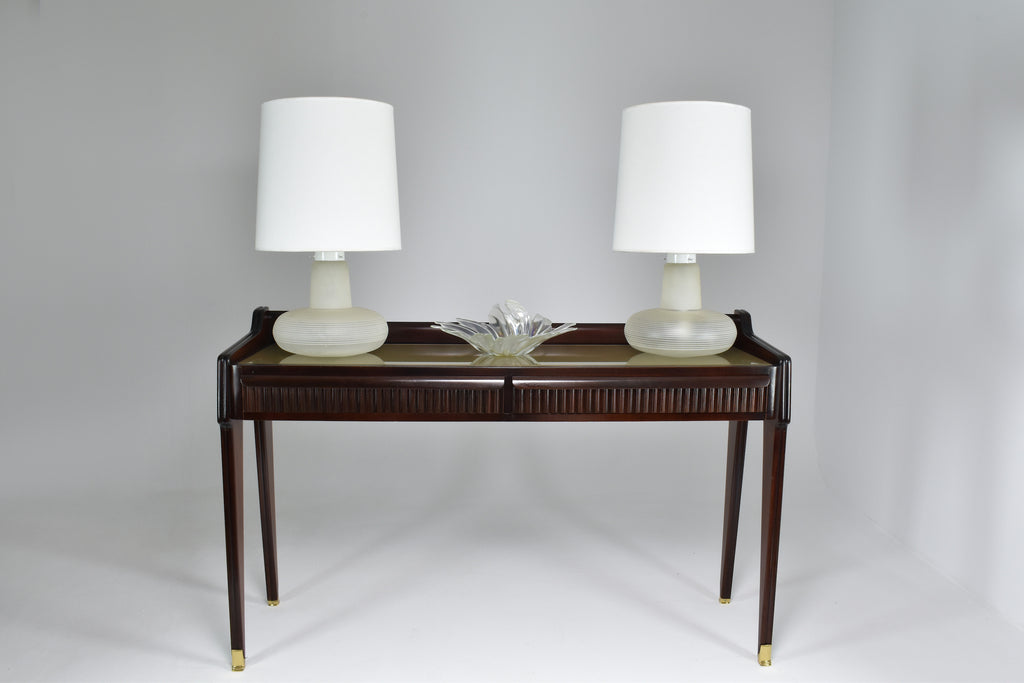 1960-1970 Pair of Italian Murano Table Lamps Attributed to Carlos Nason - Spirit Gallery 
