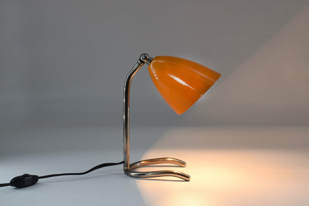 20th Century Italian Chrome and Aluminium Lamp, 1970's - Spirit Gallery 
