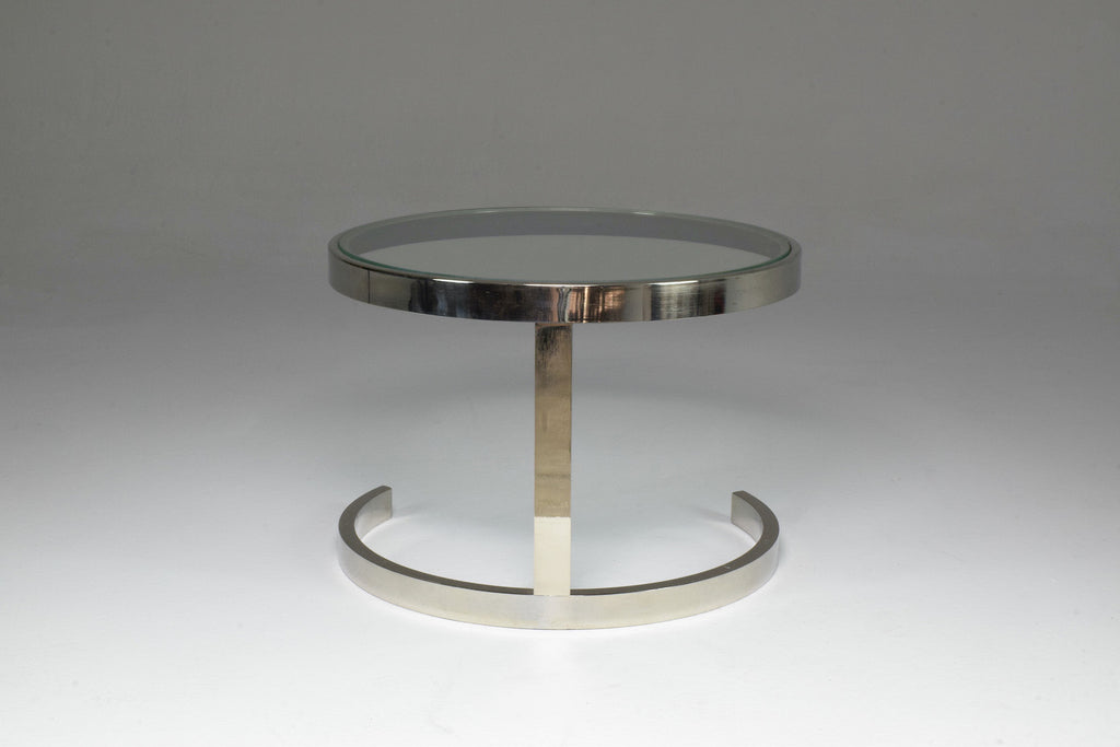 1970's French Side Table by Boris Tabacoff for MMM - Spirit Gallery 