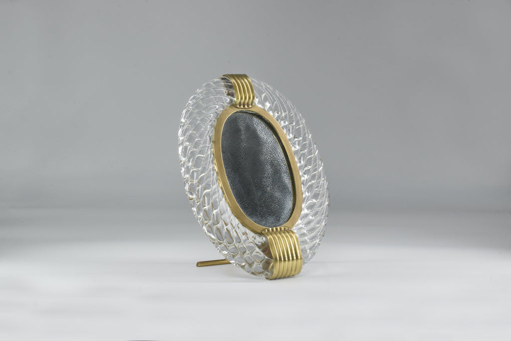 1950's Murano Vanity Mirror by Carlo Scarpa for Venini - Spirit Gallery 