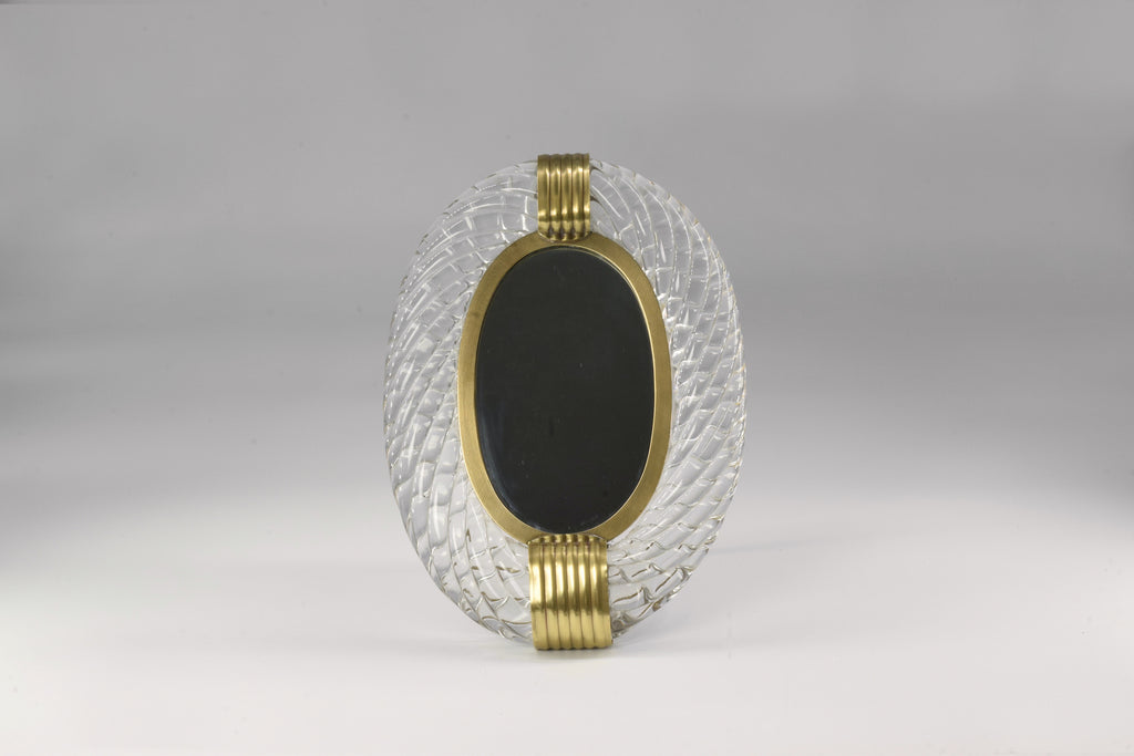 1950's Murano Vanity Mirror by Carlo Scarpa for Venini - Spirit Gallery 