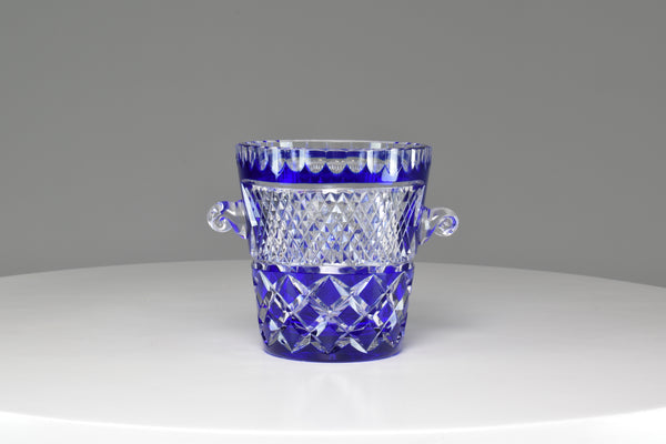 1980's French Vintage Crystal De Boheme Ice Bucket - Spirit Gallery 