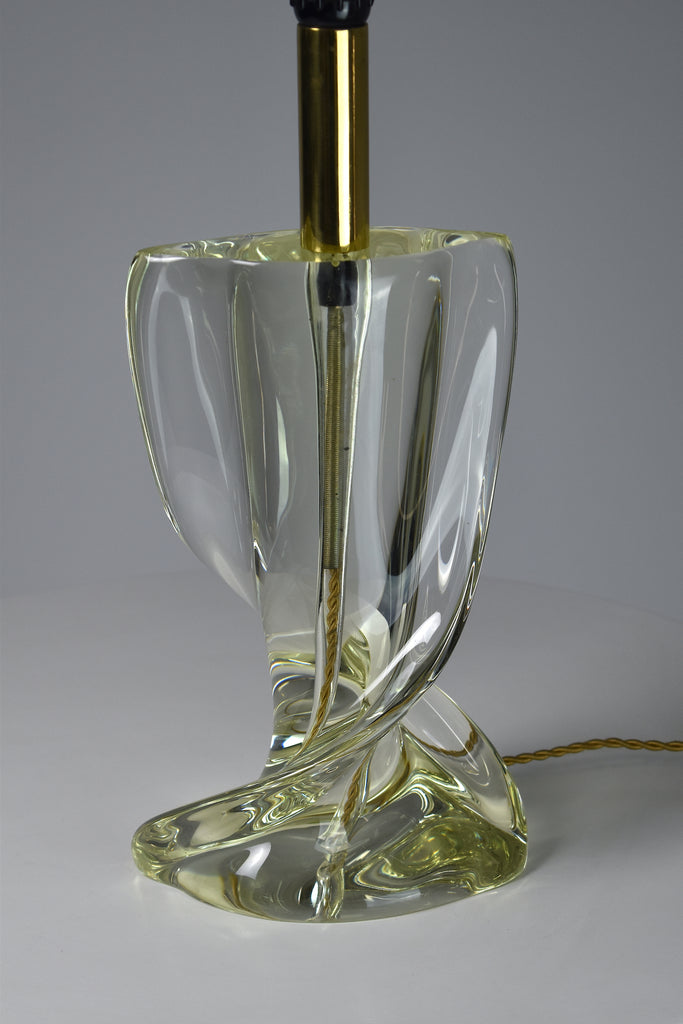 1960's French Sculptural Crystal Lamp - Spirit Gallery 