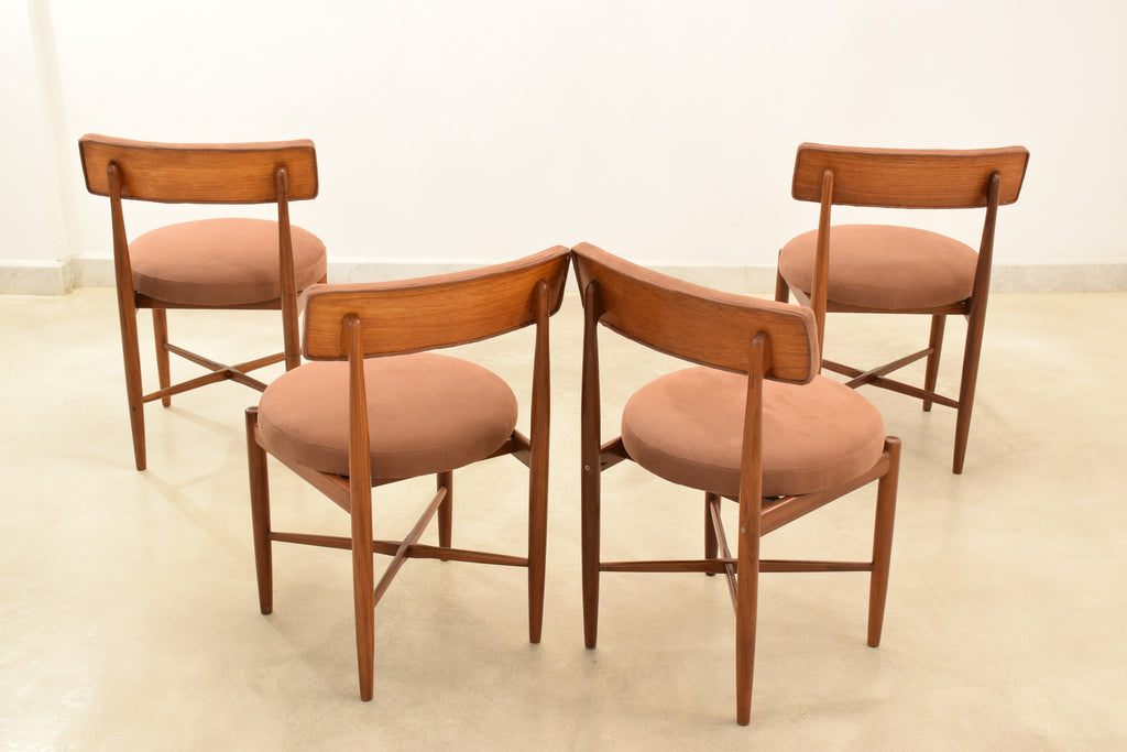 Danish Teak Dining Chairs by V B Wilkins for G Plan, Set Of 5, 1967 - Spirit Gallery 