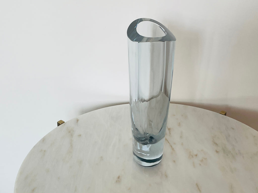 1960's Vintage Swedish Crystal Vase by Orrefors - Spirit Gallery 