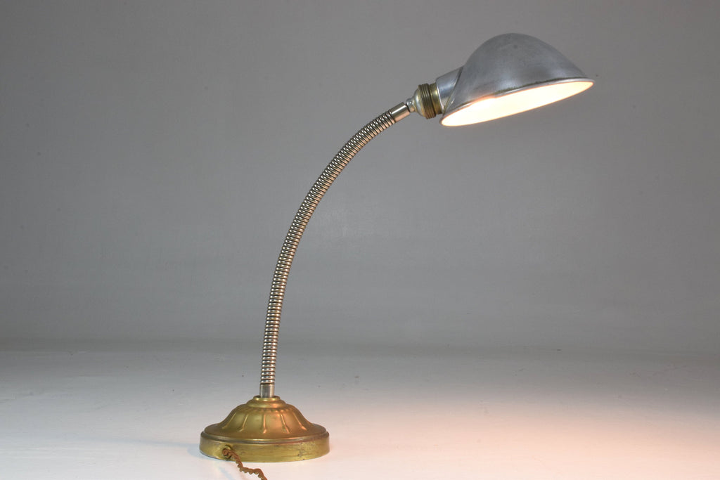 Antique Industrial Gooseneck Lamp - Spirit Gallery 