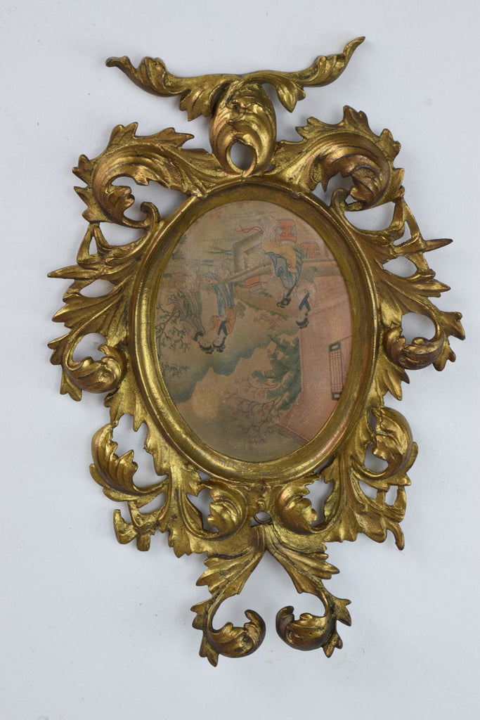 Antique Japanese Watercolours in Italian Giltwood Frames - Spirit Gallery 