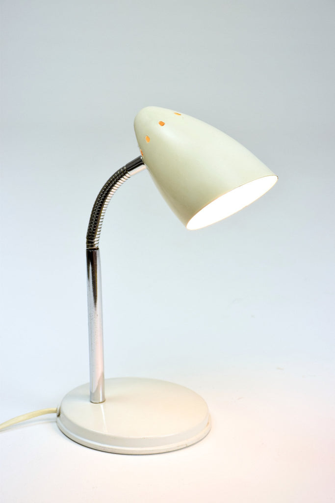Articulating Desk Lamp in White Enameled Steel - Spirit Gallery 