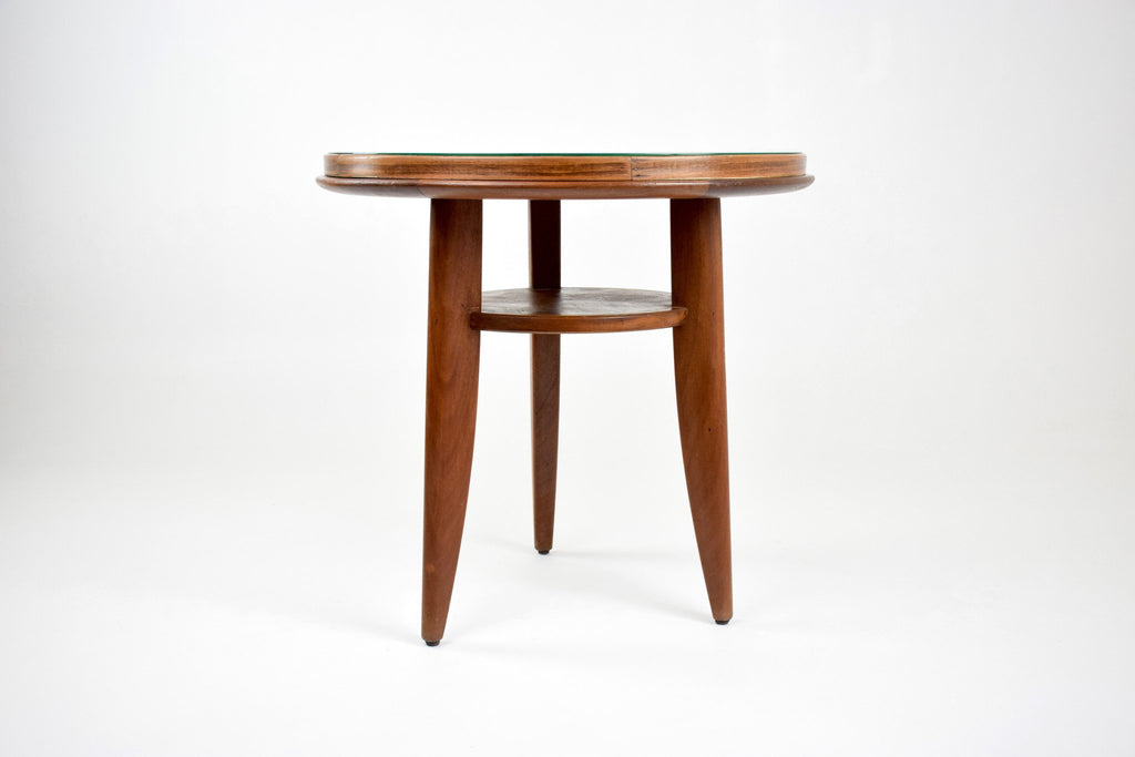 Beechwood Gueridon or Side Table In the Style of Jules Leleu, circa 1940's - Spirit Gallery 