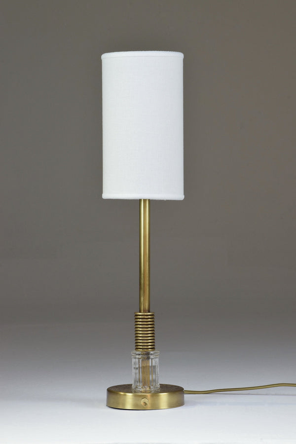 Brass and Glass Table Lamp, Confinement Collection by JAS - Spirit Gallery 