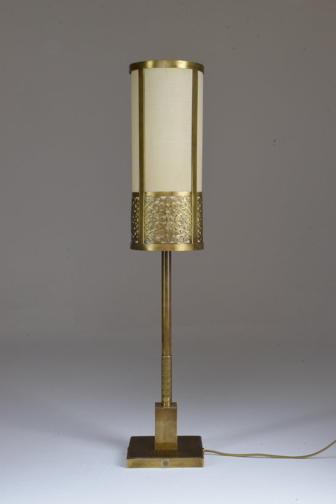 Brass Table Lamp, Confinement Collection by JAS - Spirit Gallery 