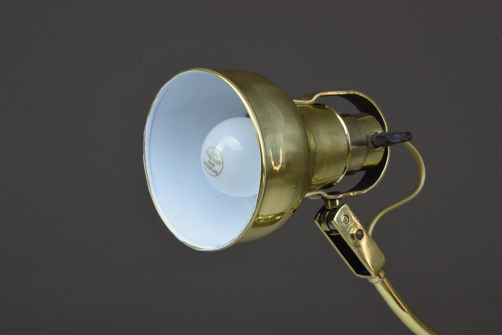 Early 20th Century French Brass Lamp - Spirit Gallery 