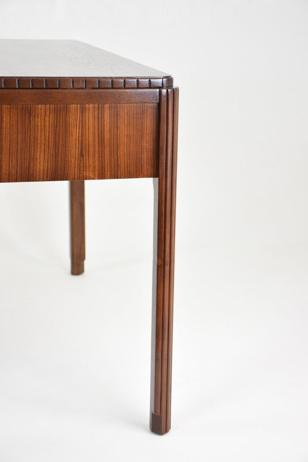 French Art Deco Desk in Zebrano Wood - Spirit Gallery 