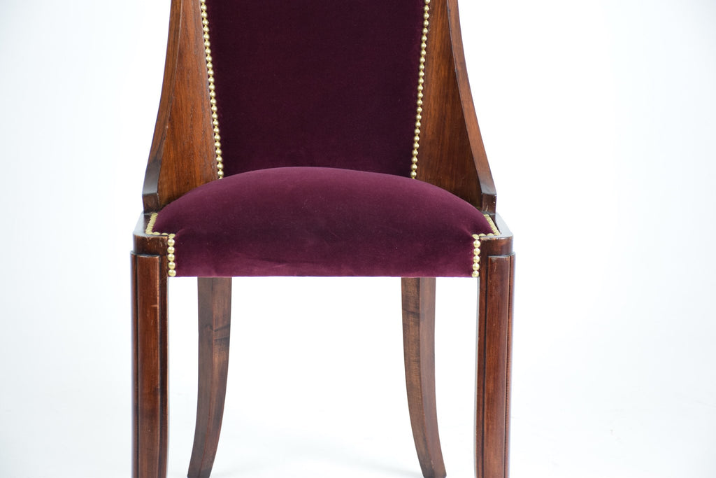 French Art Deco Dining Chairs, 1930's, Set Of 6 - Spirit Gallery 