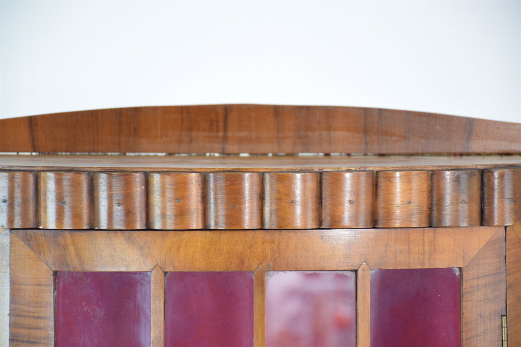 French Vintage Art Deco Circular Display Cabinet or Vitrine - Spirit Gallery 