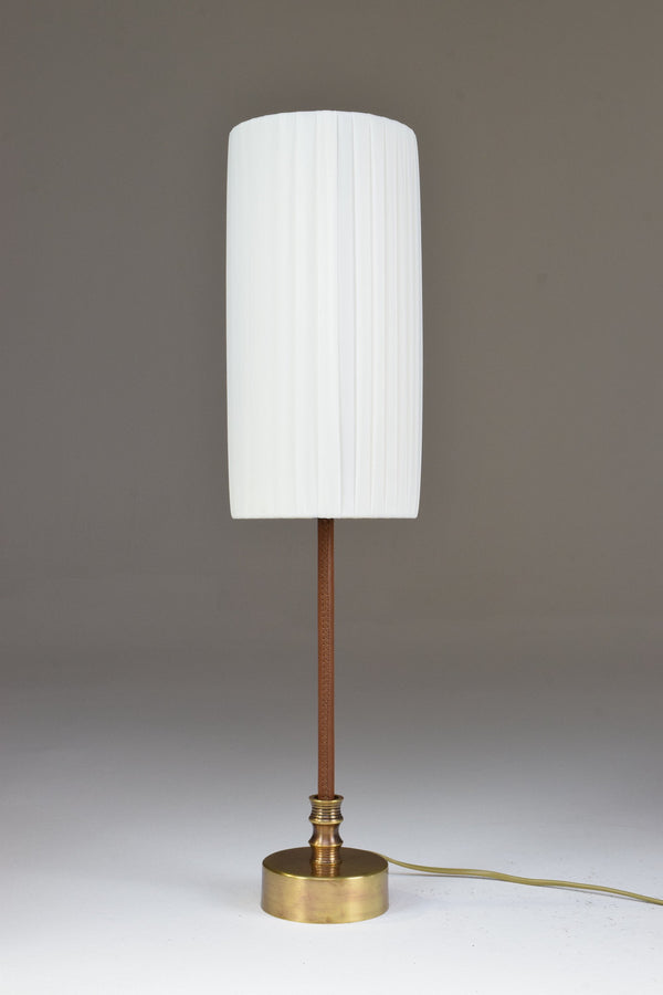 Leather Table Lamp, Confinement Collection by JAS - Spirit Gallery 