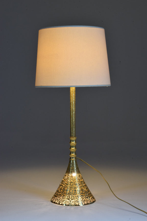 Openwork Brass Table Lamp, Confinement Collection by JAS - Spirit Gallery 